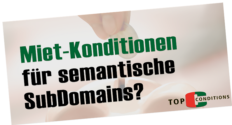 Die Nutzung semantischer SubDomains kostet durchschnittlich ...